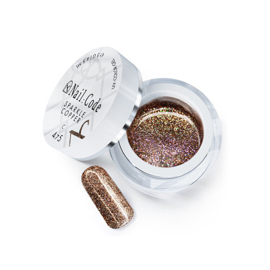 C475 – Sparkle Copper – UV/LED Color Gel