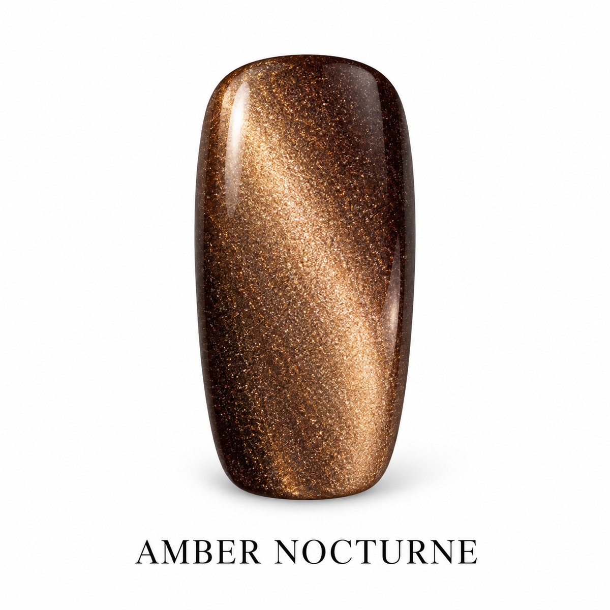 Amber Nocturne – Cat-Eye Gel Polish