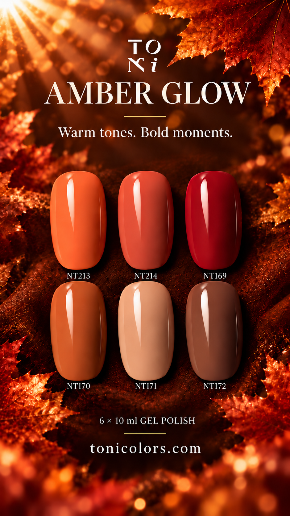 AMBER GLOW – 5 TONI COLORS