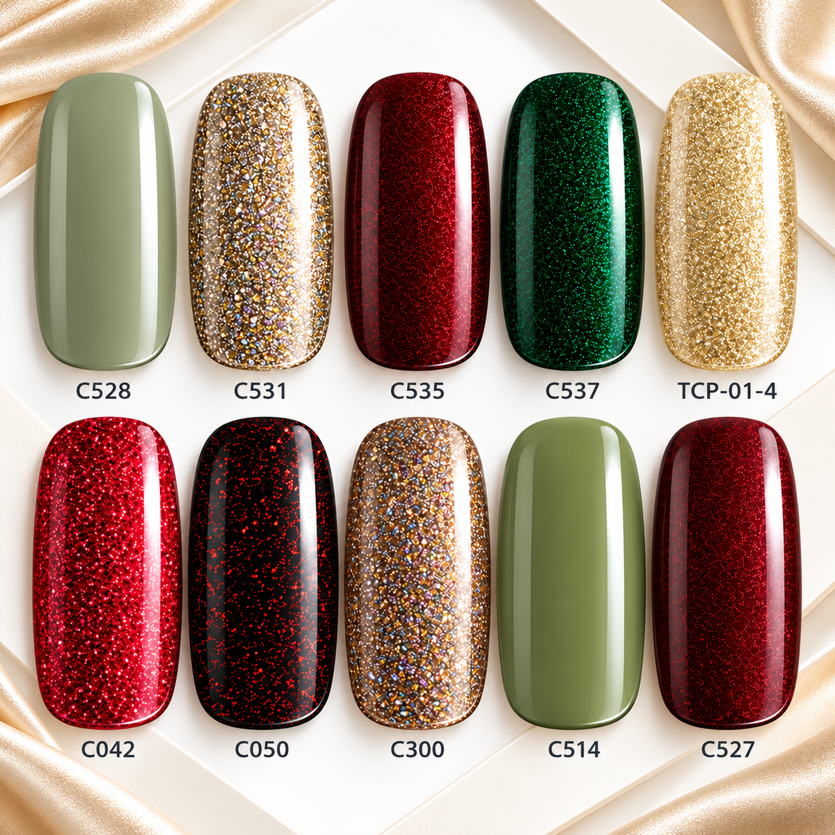 GLAM SEASON - 10 UV/LED COLORGELE