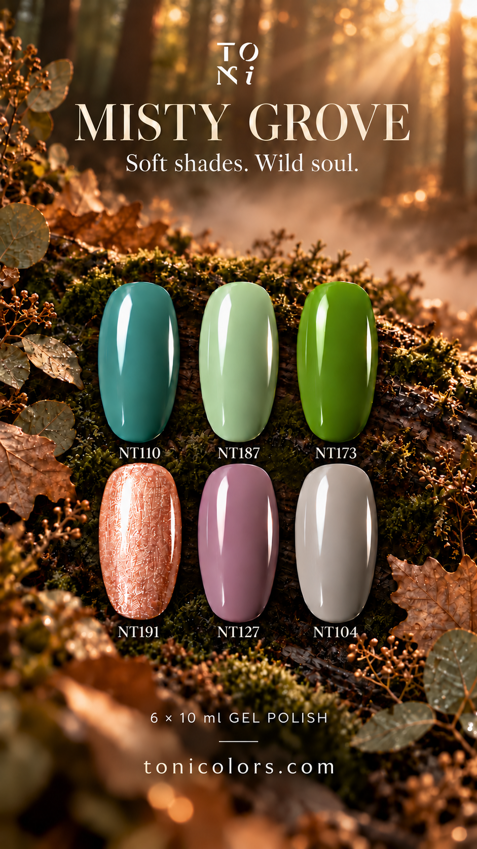 MISTY GROVE – 5 TONI COLORS