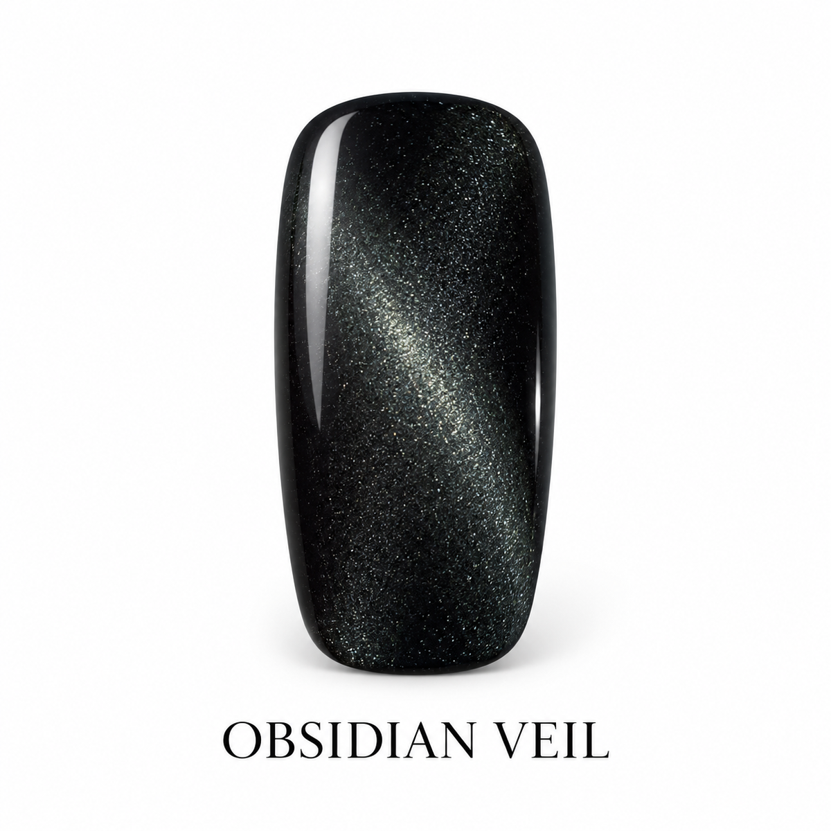Obsidian Veil – Cat-Eye Gel Polish