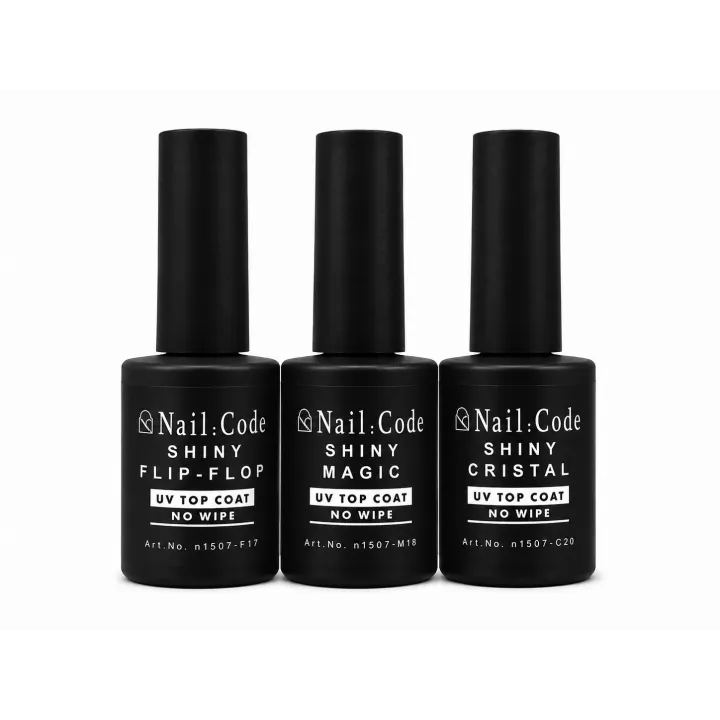 MAGIC - Shiny Collection – UV/LED Top Coat Set (3 × 10 ml)