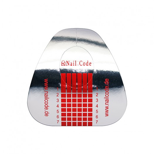 Schablonen No-Experiment Silber – Rolle 500 Stk.