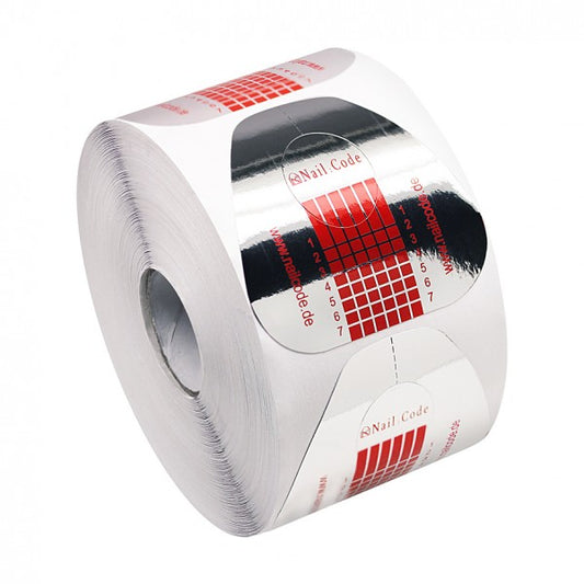 Schablonen No-Experiment Silber – Rolle 500 Stk.