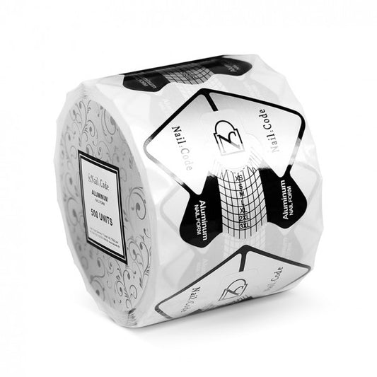 Nail:Code – Aluminium High Performance Schablonen – Rolle 500 Stk.