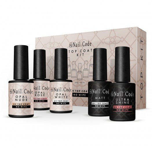 UV-SEALER – KIT – 5× No Wipe UV Top Coat (je 10 ml)