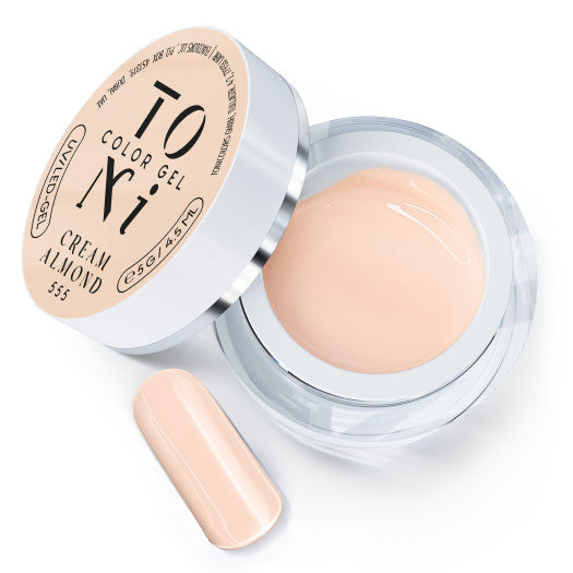 C555 CREAM ALMOND – UV/LED Color Gel