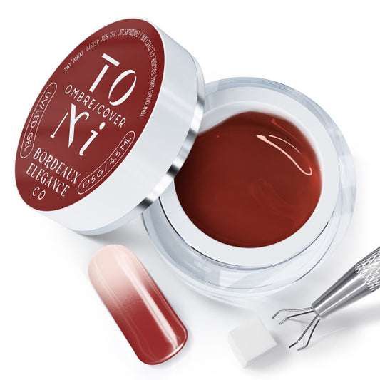 BORDEAUX ELEGANCE – OMBRE/COVER UV/LED GEL
