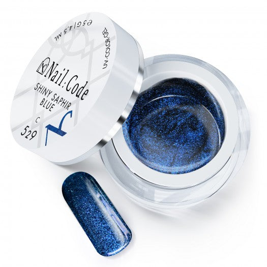 C529 – Shiny Saphir Blue – UV/LED Color Gel