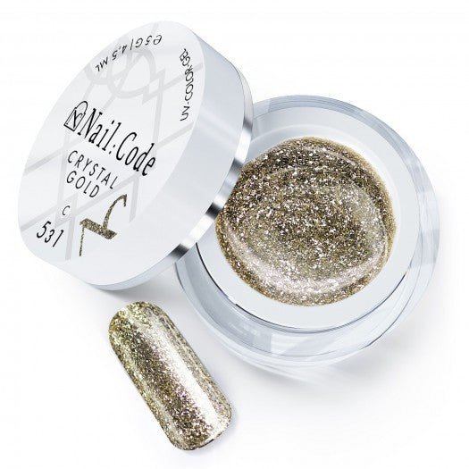 C531 – Crystal Gold – UV/LED Color Gel