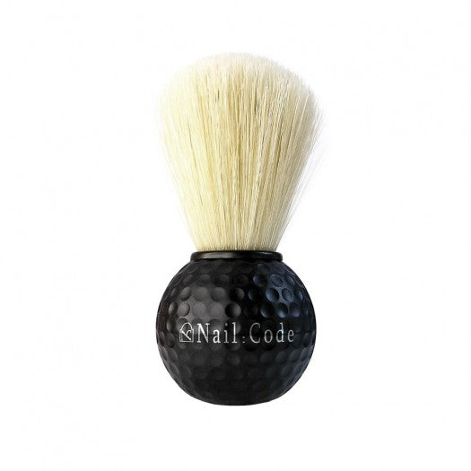 Staubpinsel – Golfball-Design Schwarz