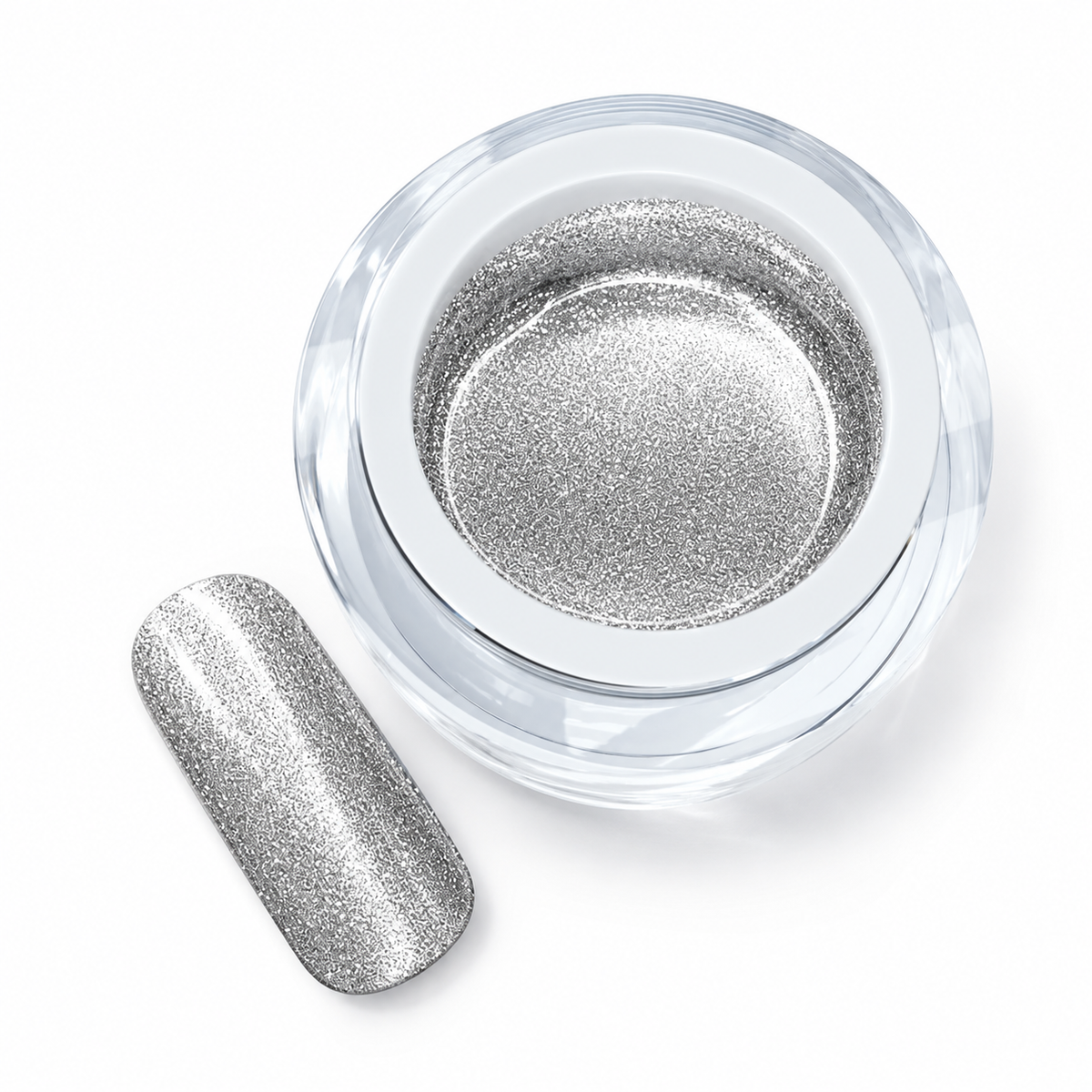 C573 – Silver Stardust – UV/LED Farbgel