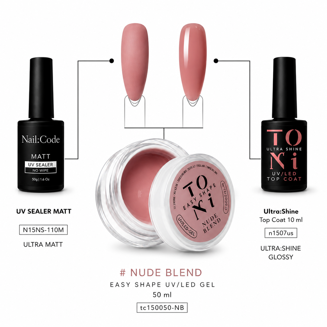 NUDE BLEND – DUAL FINISH SET