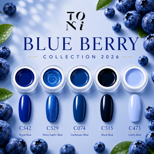 BLUE BERRY COLLECTION 2026 – 5 UV/LED COLORGELE