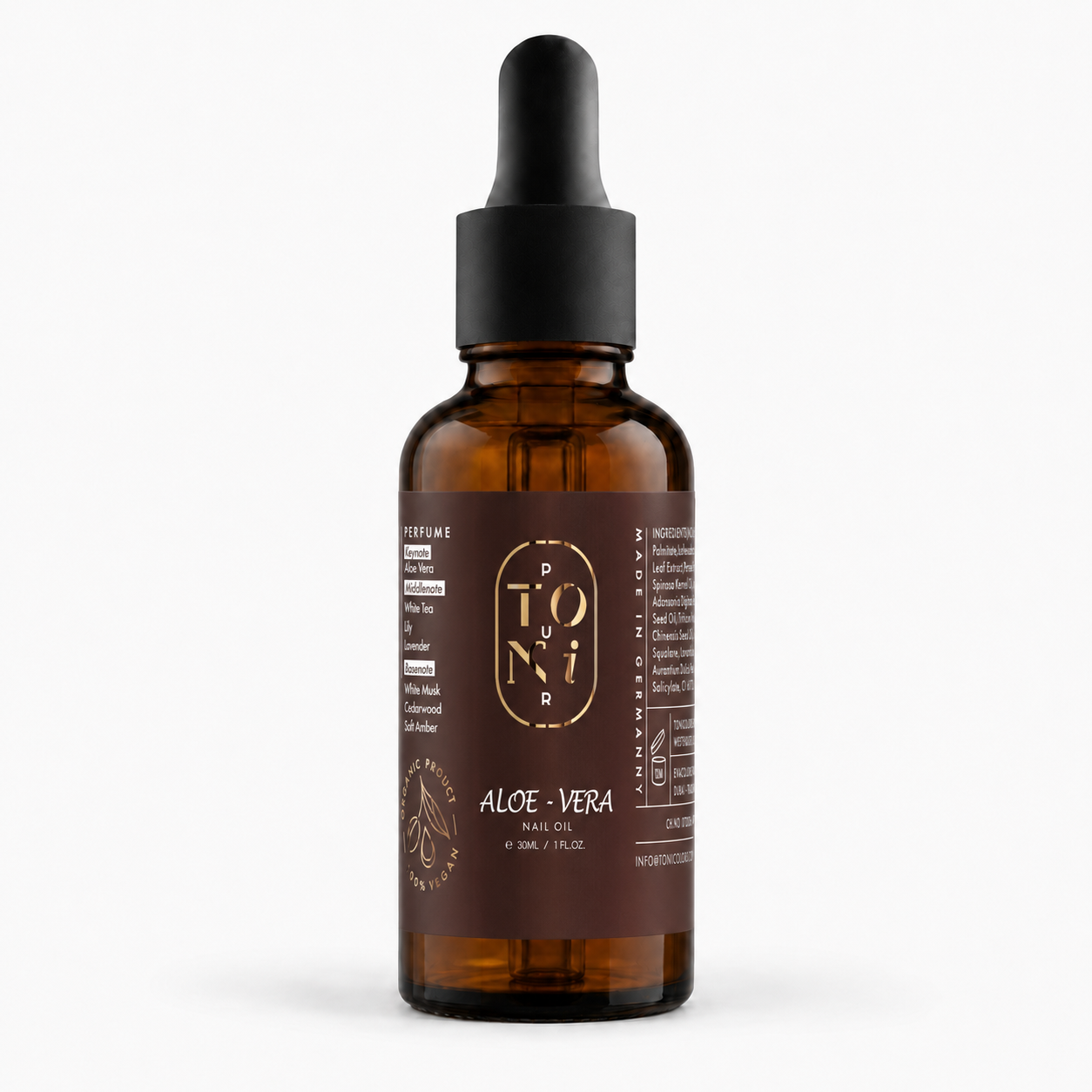 TONI PUR Nail Oil – Aloe Vera, 30 ml