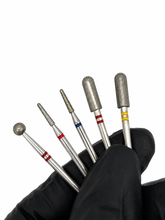 Profi Diamant-Bit Set – 5-teilig für präzise Nagelbearbeitung