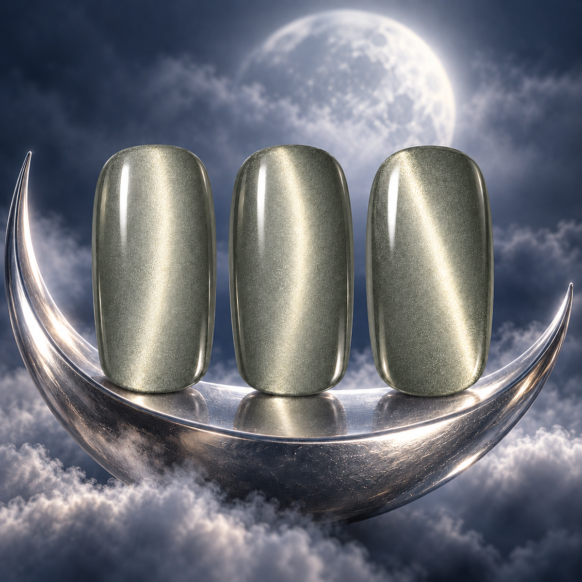LUNAR SILVER - UV/LED CAT EYE COLORGEL