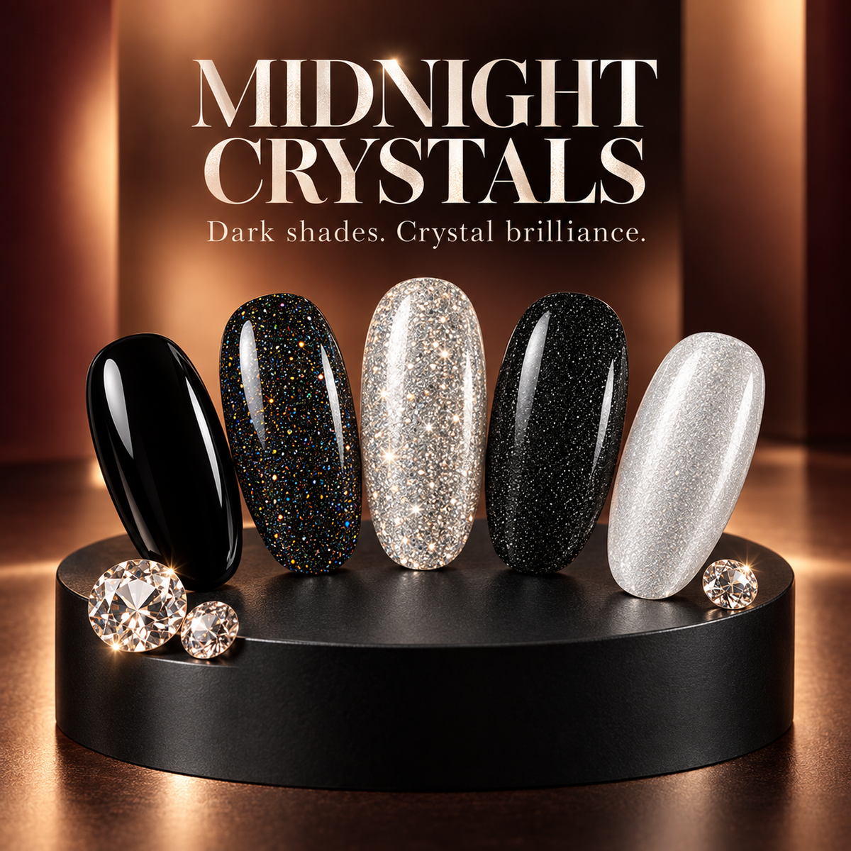 MIDNIGHT CRYSTALS – 5 UV/LED COLORGELE
