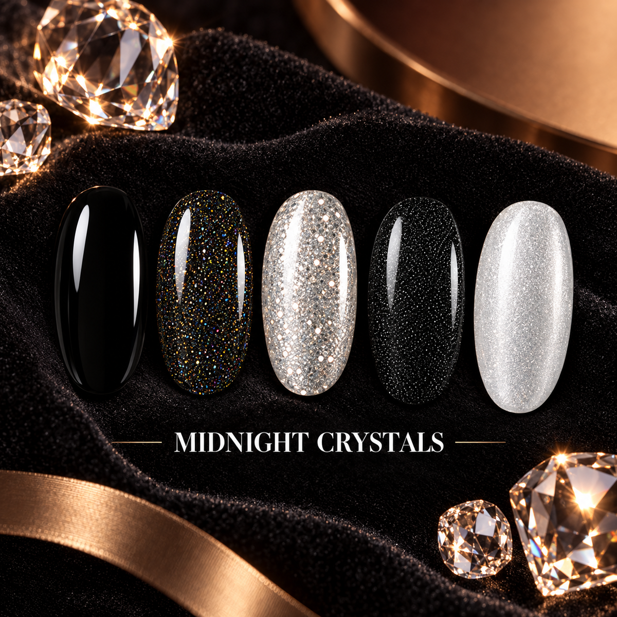 MIDNIGHT CRYSTALS – 5 UV/LED COLORGELE