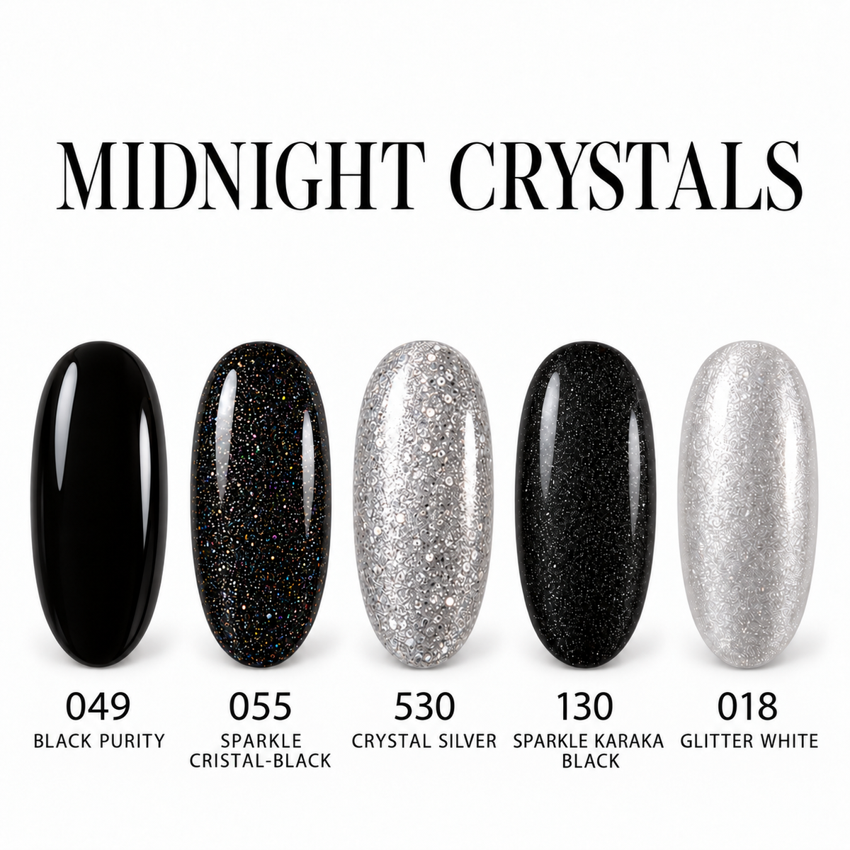 MIDNIGHT CRYSTALS – 5 UV/LED COLORGELE