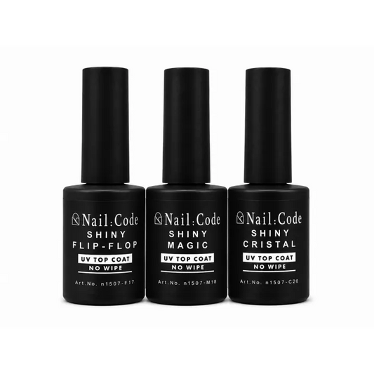 MAGIC - Shiny Collection – UV/LED Top Coat Set (3 × 10 ml)