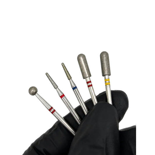 Profi Diamant-Bit Set – 5-teilig für präzise Nagelbearbeitung