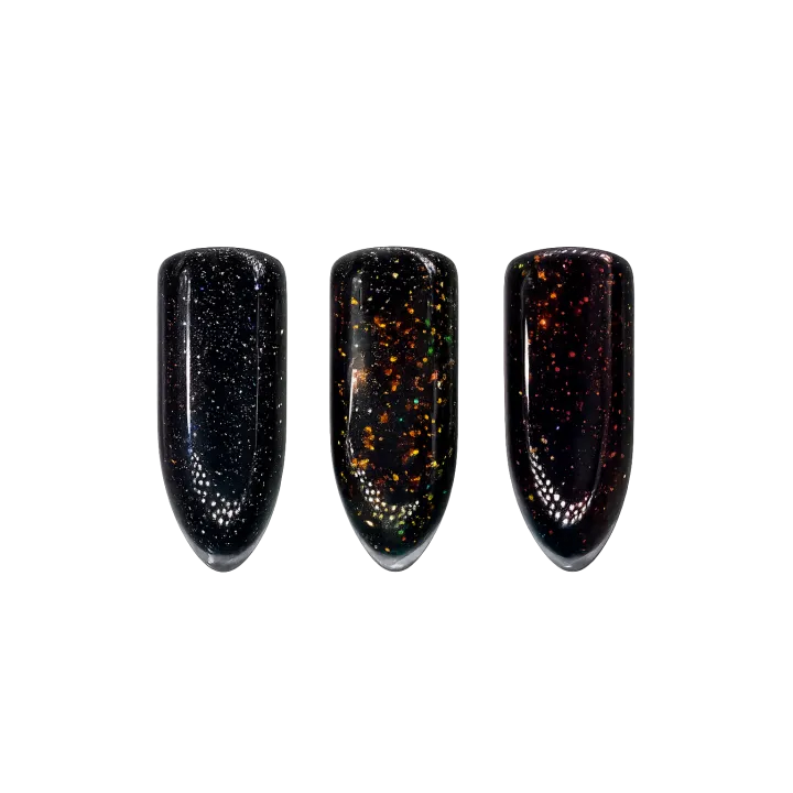 Shiny Collection – UV/LED Top Coat Set (3 × 10 ml)